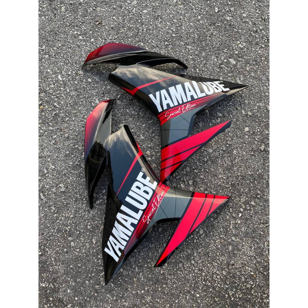 ORIGINAL YAMAHA HLY 100% COVERSET BODYSET YAMAHA Y Y15 Y15ZR V1 V2 HITAM MERAH BLACK RED YAMALUBE SPECIAL VERSION TAMPAL