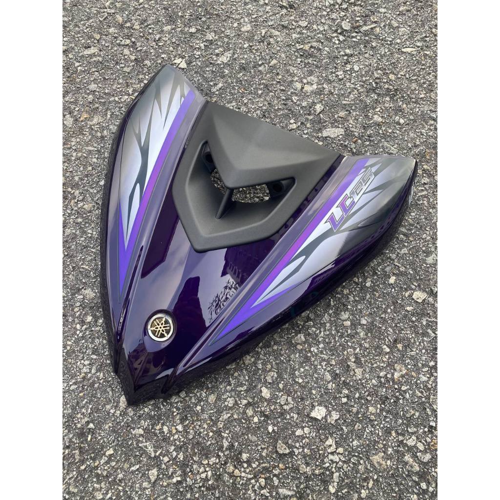 COVERSET YAMAHA LC LC135 V6 V7 PURPLE GREY TERUNG KILAT VIETNAM EDITION SIAP TANAM VELOZI WITH COVER METER L6-VN-2