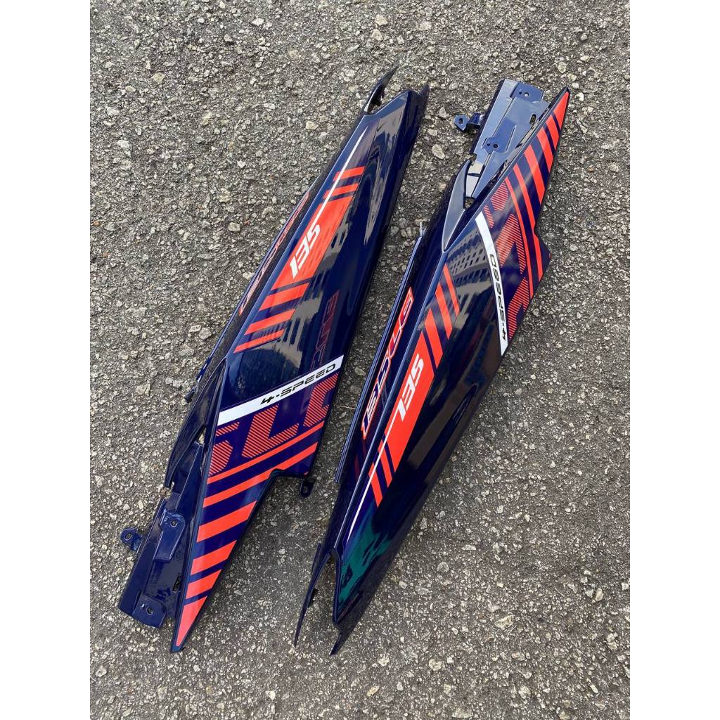 COVERSET YAMAHA LC LC135 V6 V7 VOM2 DPBMU 2015 ORANGE DESIGN BODYSET SIAP TAMPAL VELOZI WITH COVER METER L6-ST-8