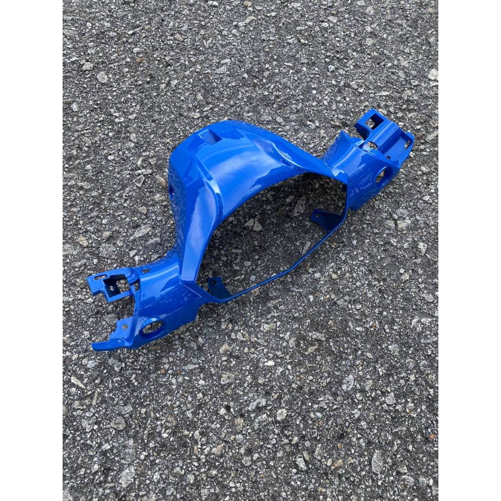 COVERSET NOUVO LC SCOOTER YAMAHA SPOON BIRU KUNING BLUE YELLOW TERMASUK STICKER SIAP TANAM OEM