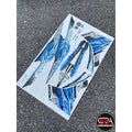 STICKER STRIPE BODY SET / COVERSET LC LC135 BIRU BLUE ROBOT 9 MORITAKA YAMAHA