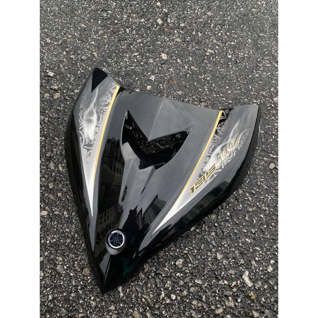 COVERSET VERSION VELOZI / M MATE LC 135 LC135 V2 HITAM BATIK GOLD HITAM STRIPE TAMPAL KILANG FREE EMBLEM