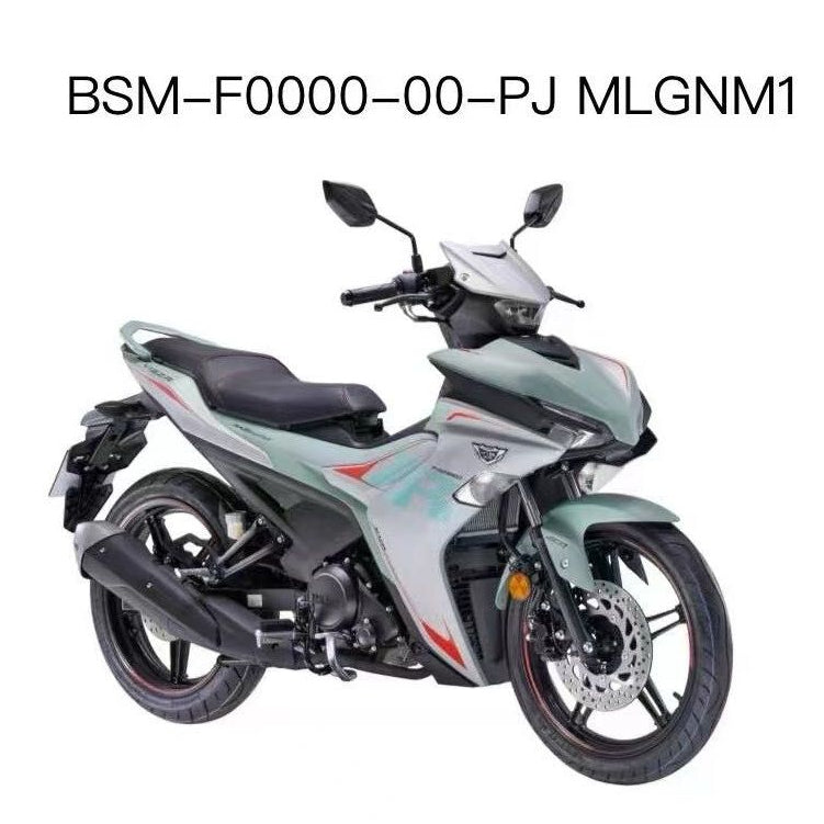 Y16 V2 COVERSET Y16ZR ORIGINAL HONG LEONG YAMAHA HLY PJ MLGNM1 MAG GREY STANDARD SIAP TAMPAL NEW ABS VELOZI