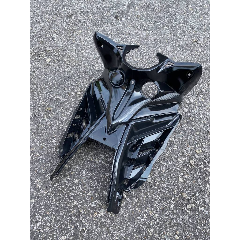 INNER LC 135 V4 V5 V6 V7 OEM DOCTOR HITAM KILAT BRIGHT BLACK FULL ITEM 13 ITEM YAMAHA ORIGINAL EQUIPMENT MANUFACTURED
