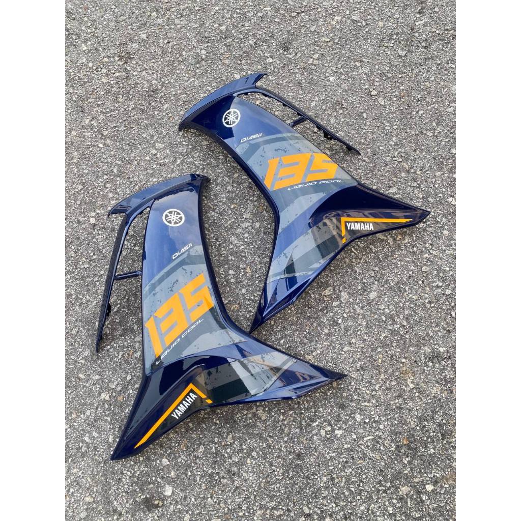 COVERSET BODYSET LC135 LC V8 DR STANDARD BLUE BIRU FUEL INJECTION FI YAMAHA SIAP TANAM DOCTOR OEM