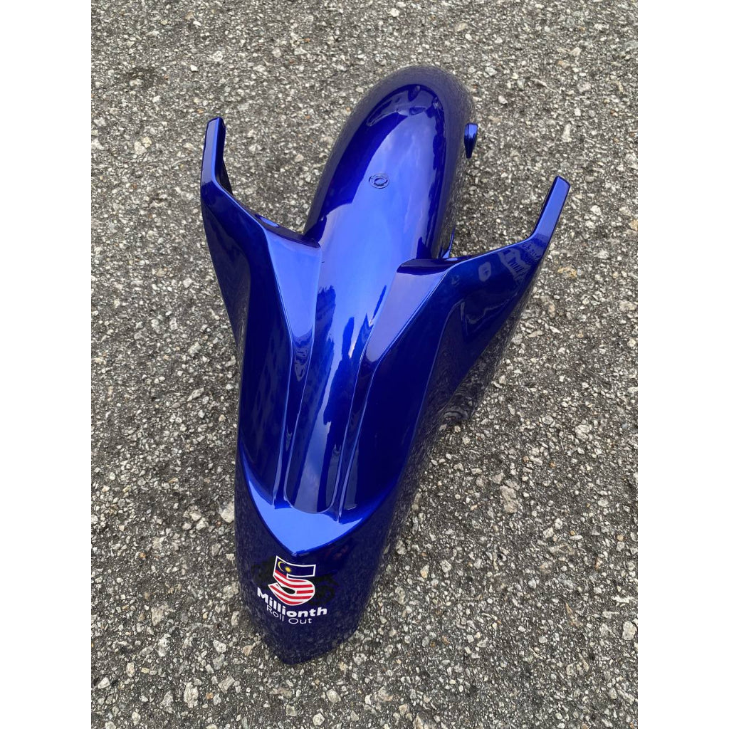 COVERSET BODYSET LC135 LC V8 5 MILLIONTH ROLL OUT 5MRO BLUE BIRU FUEL INJECTION FI YAMAHA SIAP TANAM VELOZI DOCTOR HLY