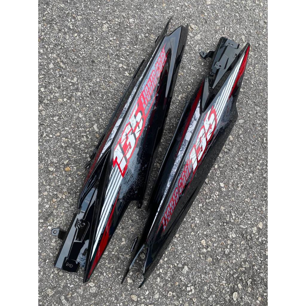 COVERSET YAMAHA LC LC135 V2 JUPITER MX RM7 BLACK MERAH HITAM L2-JMX-B-2 BODYSET SIAP TANAM VELOZI WITH COVER METER