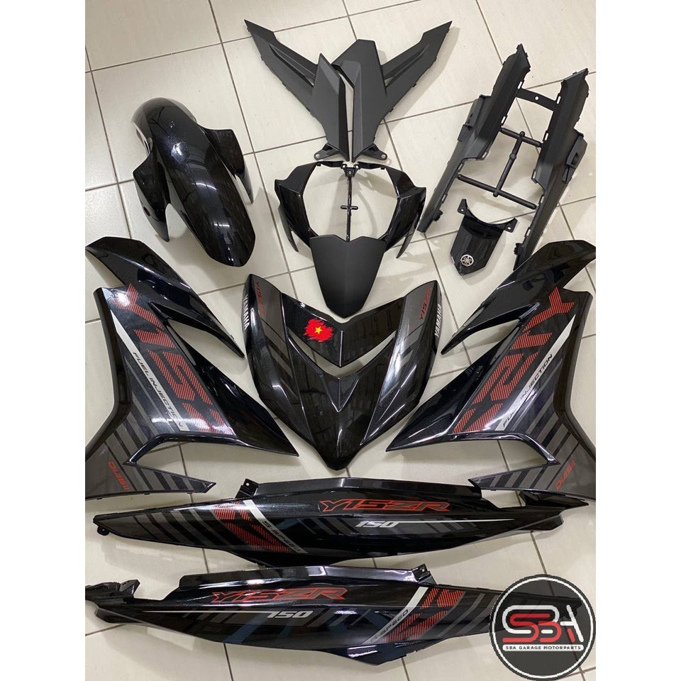 COVERSET Y15ZR V1 V2 HITAM FIRST EDITION BATMAN VIETNAM 008 BODYSET Y15ZR Y15 YSUKU V1 V2 ORIGINAL DOCTOR TANAM