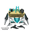COVERSET BODYSET YAMAHA Y Y15 Y15ZR V1 V2 DOCTOR CS6 CYAN SILVER 038 SIAP TANAM CLEAR 2K