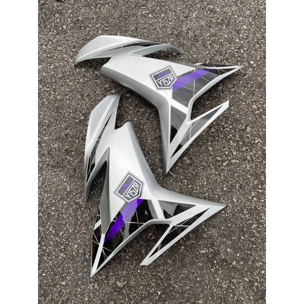 COVERSET BODYSET YAMAHA Y Y15 Y15ZR V1 V2 DOCTOR PURPLE 039 SIAP TANAM CLEAR 2K