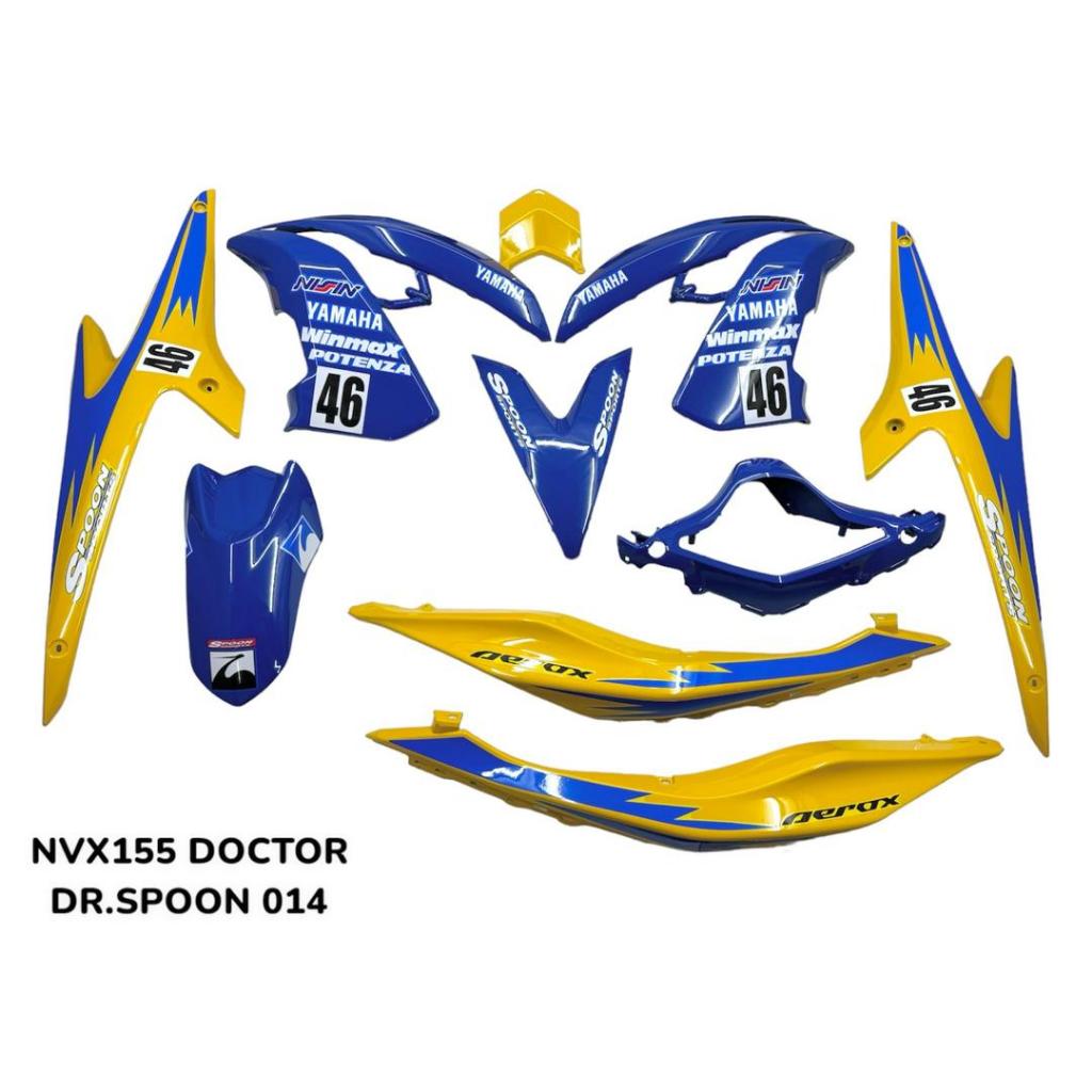 COVERSET BODYSET NVX 155 NVX155 V1 YAMAHA DOCTOR SPOON 014 SIAP TANAM