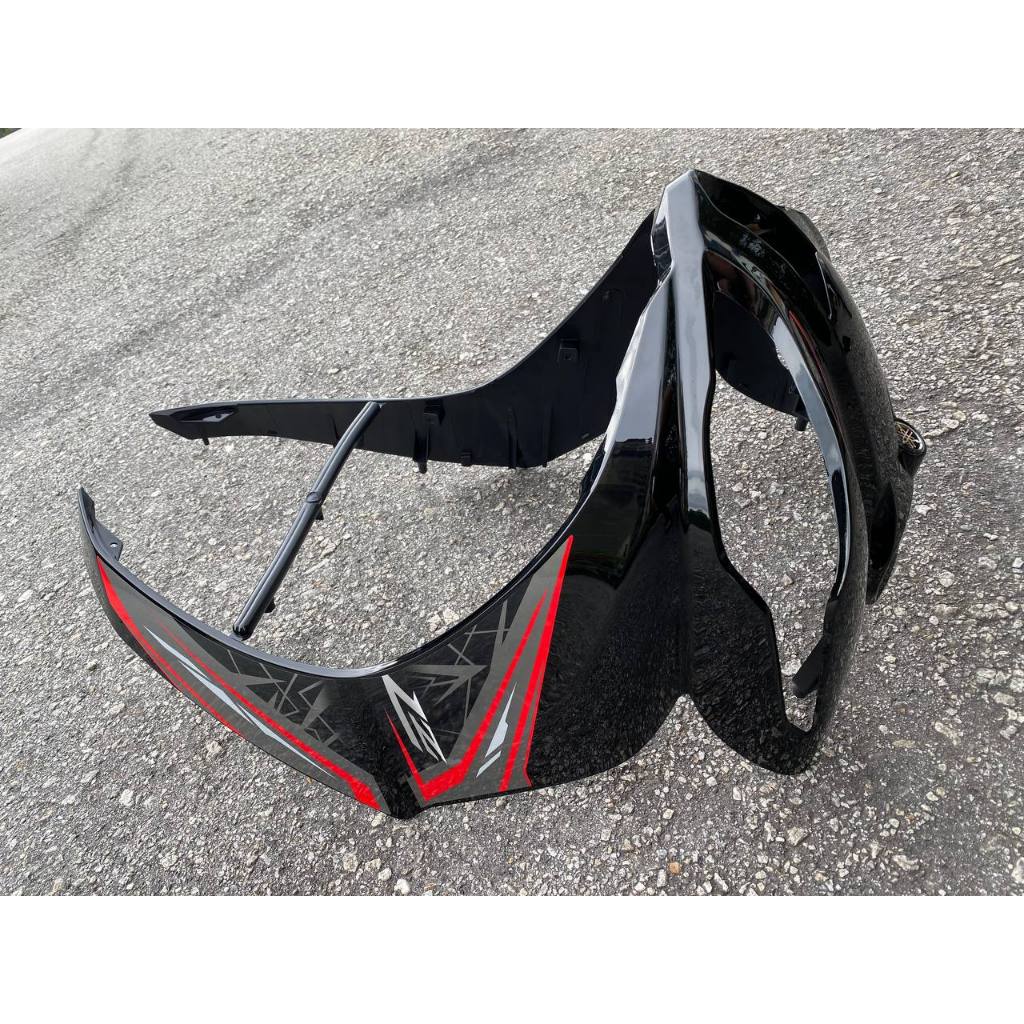 COVERSET BODYSET LAGENDA SRL 115 / 115Z Fi INJECTION HITAM KILAT RED MERAH STANDARD COLOR VELOZI M SEKI SET SIAP TAMPAL