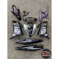 COVERSET YAMAHA LC LC135 V2 JUPITER MX PURPLE BLACK L2-JMX-B-3 BODYSET SIAP TANAM VELOZI WITH COVER METER