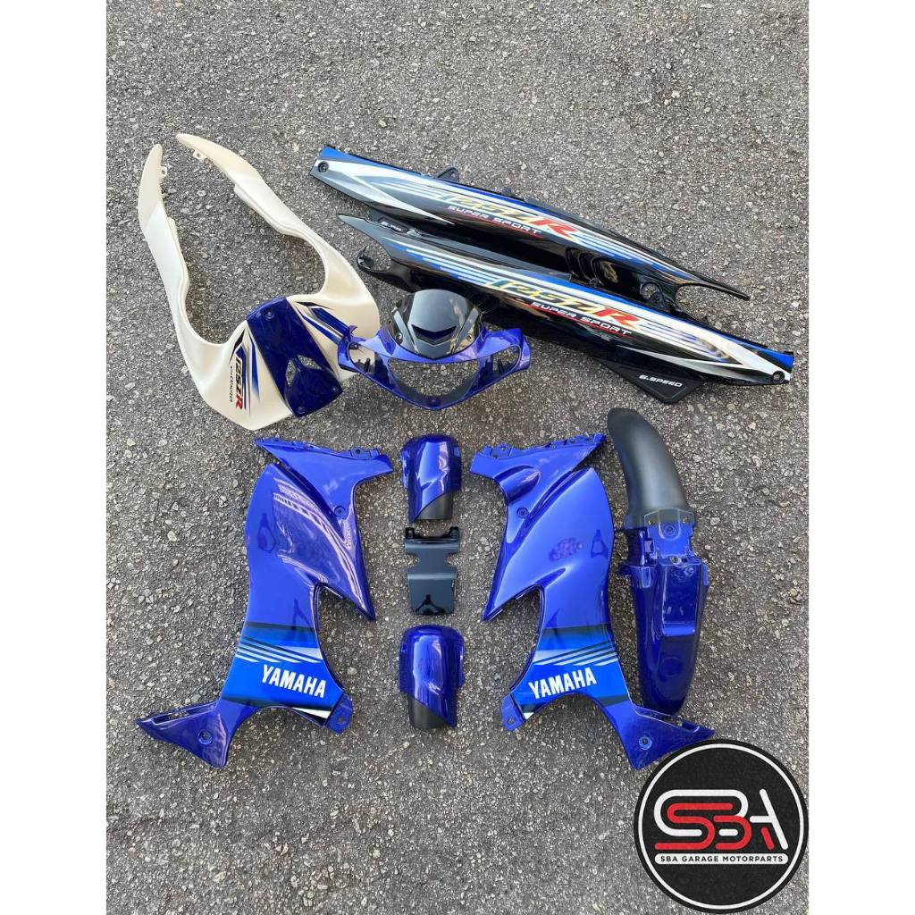 STICKER STRIPE BODY SET / COVERSET 125Z 125ZR MORITAKA BIRU ROBOT ORIGINAL YAMAHA