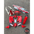 COVERSET ORIGINAL 125Z 125ZR MERAH BIRU PURPLE BATA DESIGN “R” CARBON / CHROME HONG LEONG YAMAHA HLY