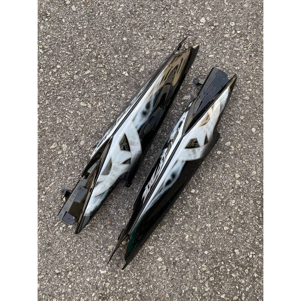 YAMAHA LC LC135 V6 V7 HITAM KILAT FULL STRIPE HITAM BATIK SMOKE - COVERSET BODYSET SIAP TAMPAL VELOZI WITH COVER METER
