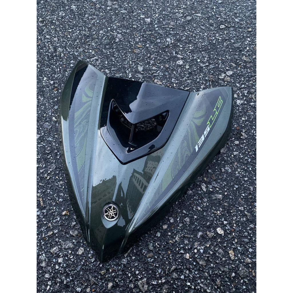 COVERSET BODYSET YAMAHA LC LC135 V6 V7 DNLGM1 ARMY GREEN STRIPE TANAM CODE 003 DOCTOR VELOZI EDITION OEM 2022