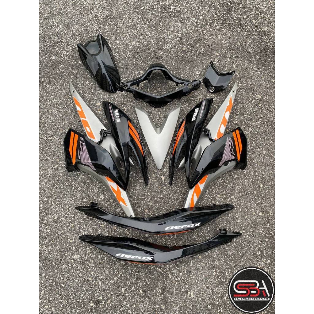 COVERSET BODYSET NVX 155 NVX155 V1 YAMAHA DOCTOR BLACK 006 SIAP TANAM