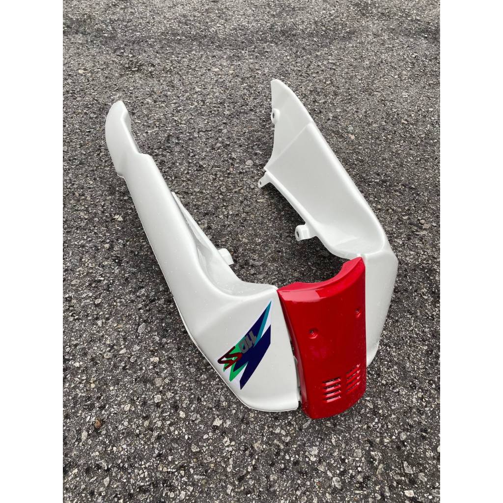 COVERSET SS SPORTS YAMAHA 110 SS Y110 3YR MR RED PP WHITE MERAH PUTIH M SEKI SET SIAP TAMPAL FULLSET