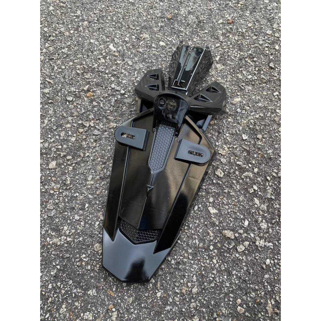 INNER VERSION KILAT MATELIC Y150 ZR Y15 V2 COMPLETE SET COVER HITAM BLACK DOCTOR VELOZI 15 ITEM FULLSET