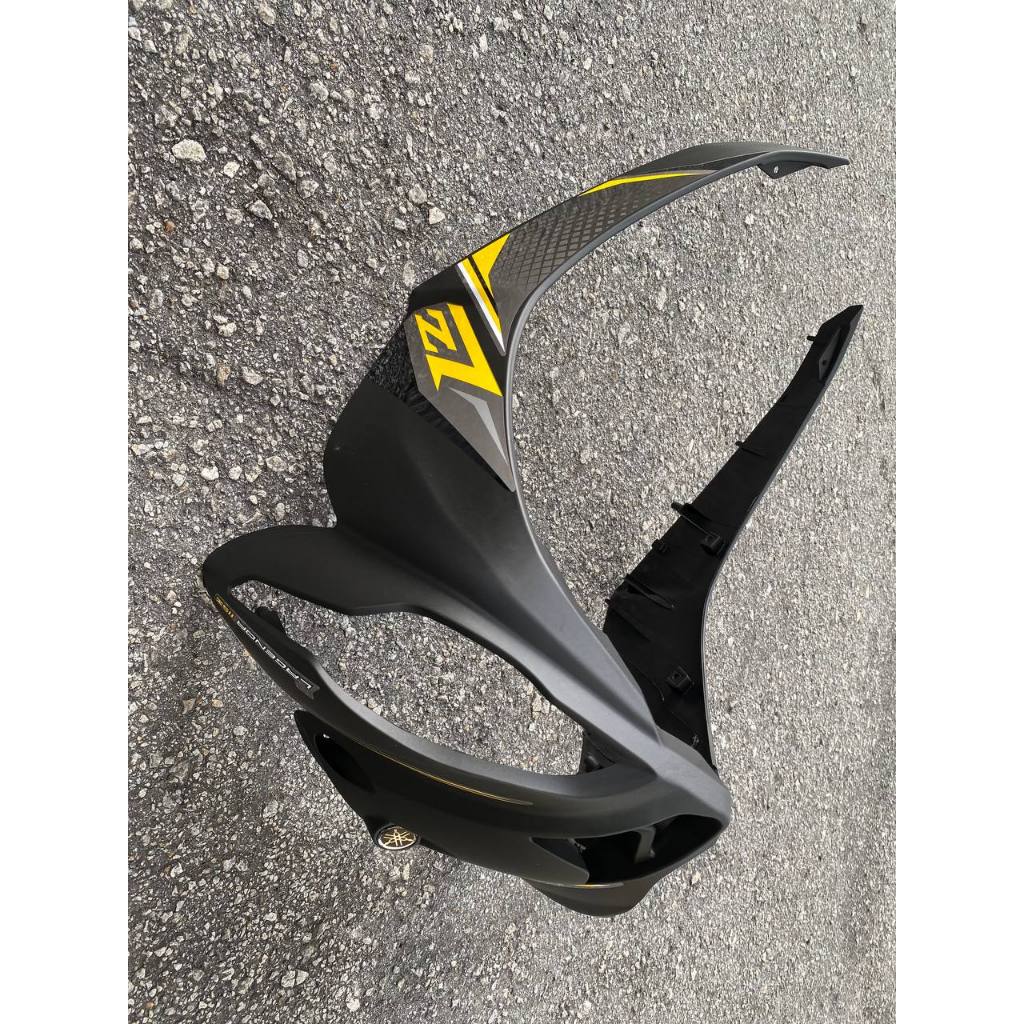 COVERSET BODYSET LAGENDA SRL 115 / 115z Fi FUEL INJECTION HITAM MATT FULL YELLOW ORIGINAL HONG LEONG YAMAHA HLY SET