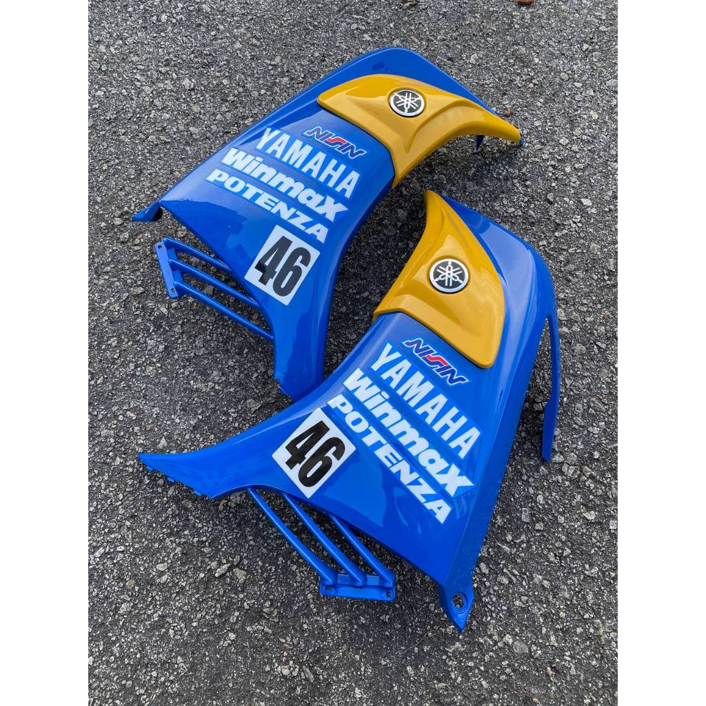 COVERSET BODYSET YAMAHA LC LC135 V6 V7 DR. SPOON STRIPE TANAM CODE 040 DOCTOR EDITION OEM