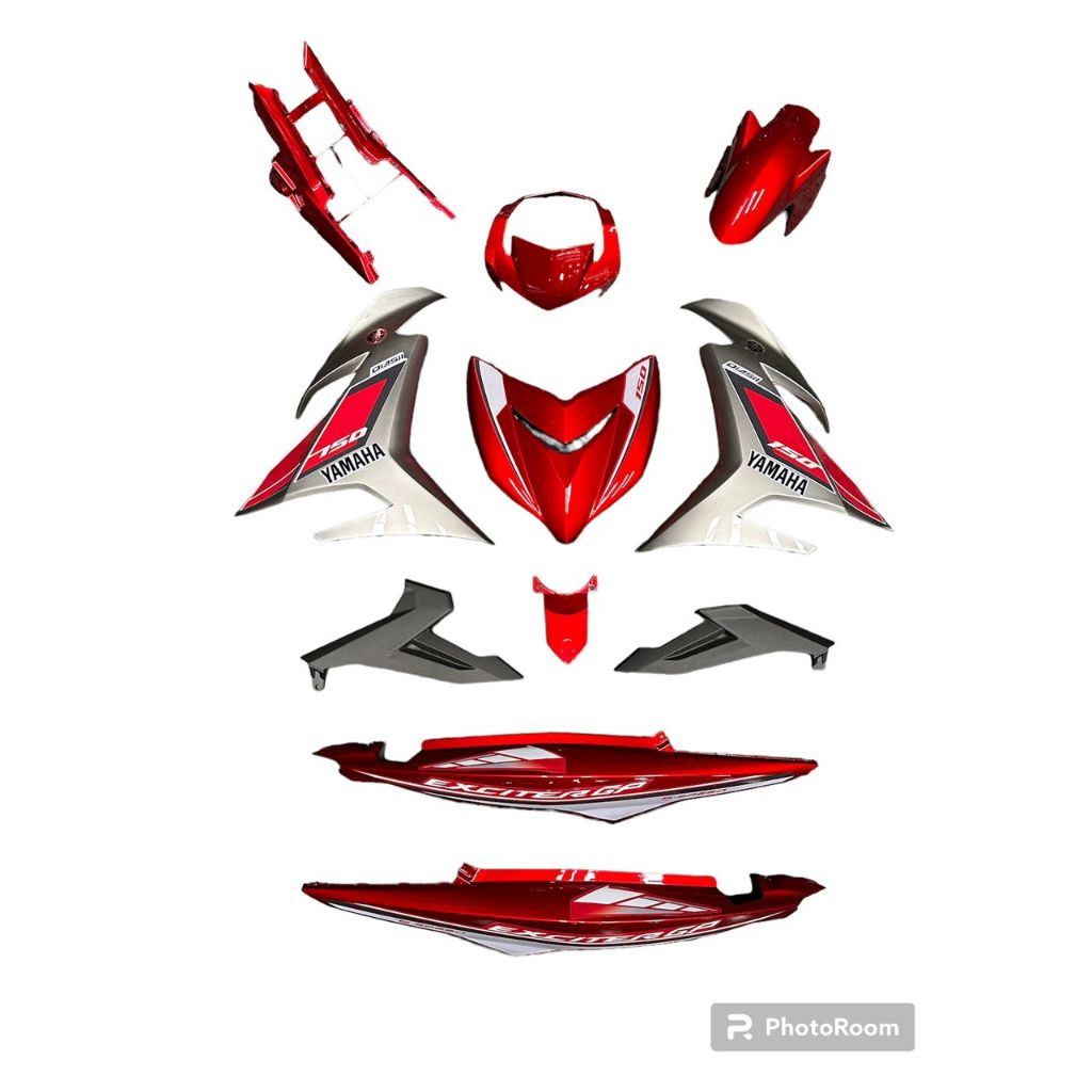Y15ZR V1 V2 RM7 S3 EXCITER GP MERAH RED TANAM COVERSET PREMIUM EDITION BODYSET Y15ZR YSUKU ORIGINAL VELOZI