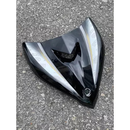 COVERSET HONG LEONG YAMAHA HLY / VELOZI LC LC135 V2 V3 V4 V5 V6 V7 HITAM PURBA DESIGN STRIPE SIAP TAMPAL FREE EMBLEM