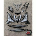 COVER SET Y15ZR V1 V2 SNIPER BLACK METALIC HITAM TANAM COVERSET PREMIUM EDITION BODYSET Y15ZR YSUKU NEW ORIGINAL VELOZI