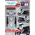 MOTORCYCLE COVERSET BODYSET LC135 LC V8 SMX BLACK PURPLE WHITE L8-SMX-1 FUEL INJECTION FI YAMAHA SIAP TANAM VELOZI