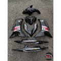MOTORCYCLE COVERSET BODYSET LC135 LC V8 EXCITER R MATELIC BLACK L8-ER-3 FUEL INJECTION FI YAMAHA SIAP TANAM VELOZI
