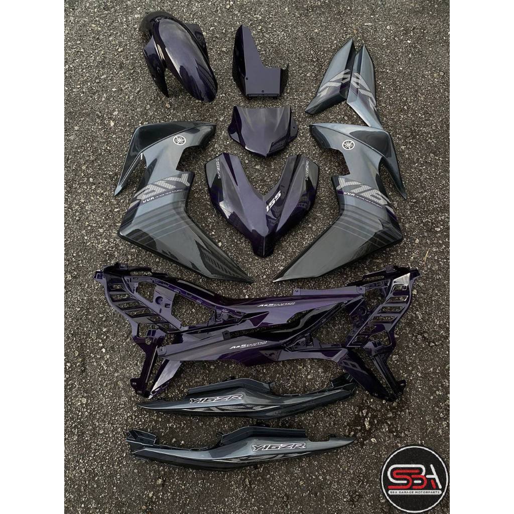 Y16 COVERSET Y16ZR P PURPLE UNGU 2015 022 VELOZI Y16-ST-6 ORIGINAL EQUIPMENT MANUFACTURED DOCTOR OEM SIAP TANAM