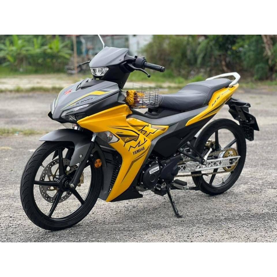 Y16 COVERSET Y16ZR MX KING SUNNY YELLOW GREY MATT Y16-MXK-1 ORIGINAL VELOZI YAMAHA SIAP TANAM READY STOK
