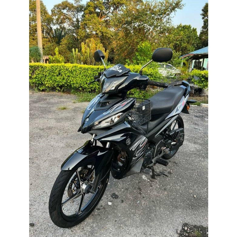 COVERSET BODYSET YAMAHA LC LC135 V6 V7 DR MX KING BLACK FIRE STRIPE TANAM CODE 019 DOCTOR EDITION OEM