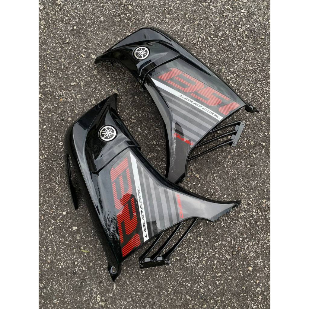 COVERSET BODYSET YAMAHA LC LC135 V6 V7 DR BLACK HITAM BATMAN 2015 STRIPE TANAM CODE 033 DOCTOR EDITION VELOZI