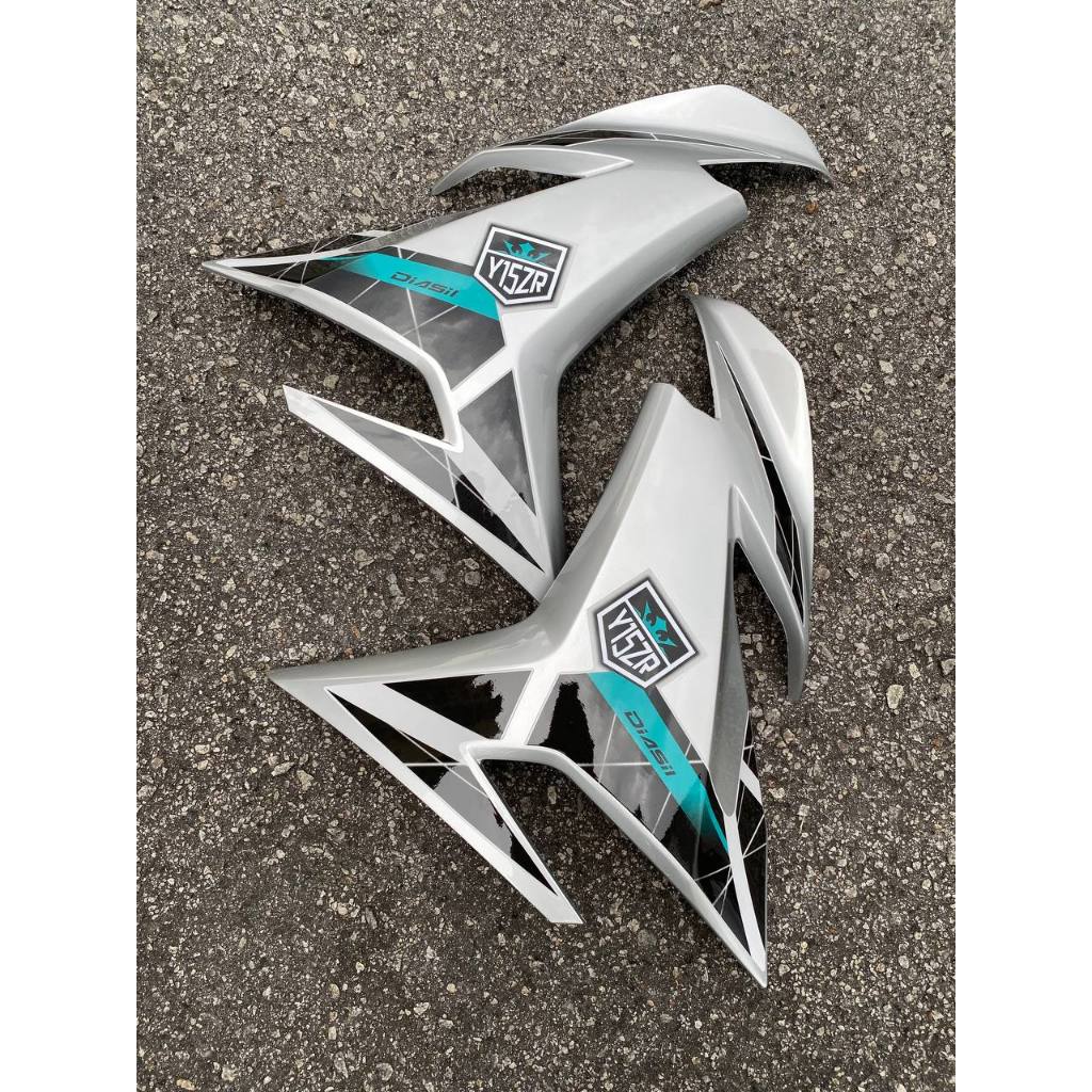 COVERSET BODYSET YAMAHA Y15 Y15ZR V1 V2 CS6 CYAN BLACK SILVER VELOZI EDITION SIAP TANAM CLEAR 2K