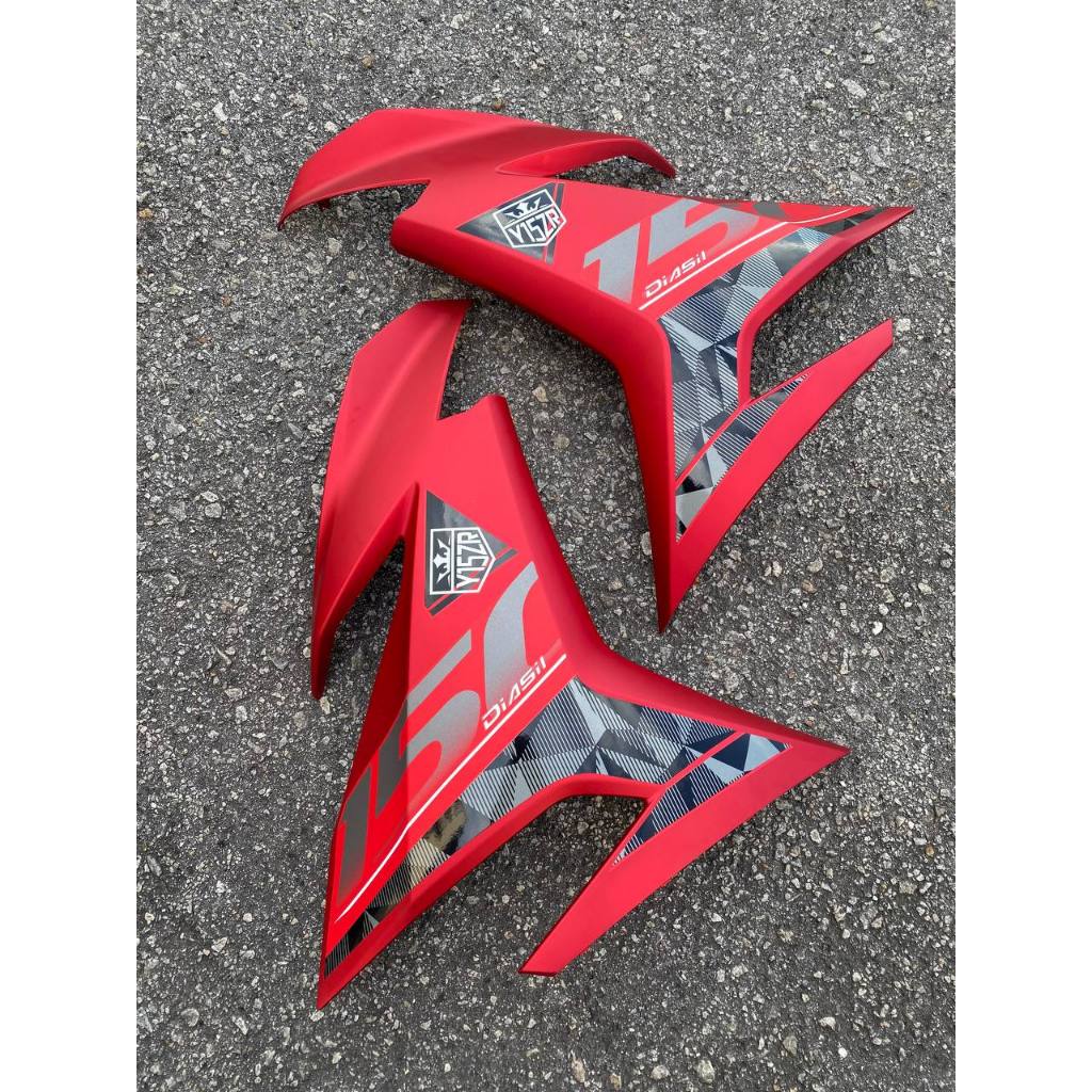 COVERSET BODYSET Y15 Y15ZR YSUKU V2 MDRM3 B176 100% ORIGINAL HLY RED MATTE MERAH FULL HONG LEONG YAMAHA