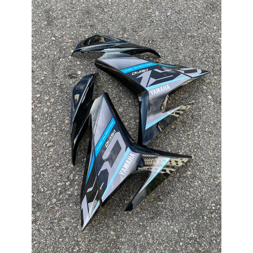COVERSET BODYSET YAMAHA Y Y15 Y15ZR V1 V2 BLACK RC VIETNAM EDITION HITAM DOCTOR 006 SIAP TANAM