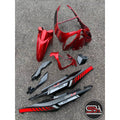 COVERSET BODYSET OEM SET LAGENDA SRL 115 / 115Z FI RED RM7 2015 MERAH 016 DOCTOR STICKER SIAP TANAM