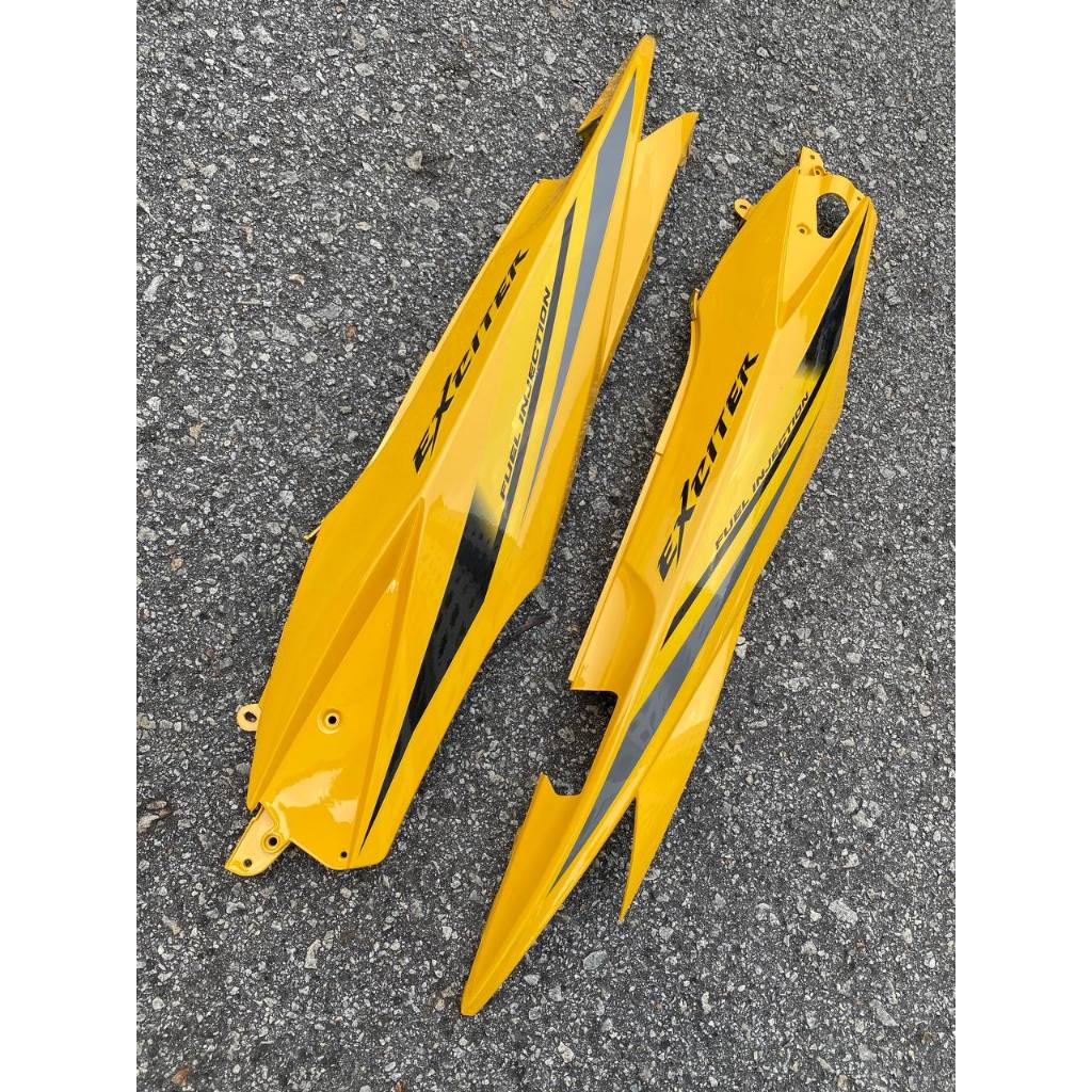 COVERSET BODYSET YAMAHA LC LC135 V1 DR MX YELLOW STRIPE TANAM CODE 015 DOCTOR EDITION OEM