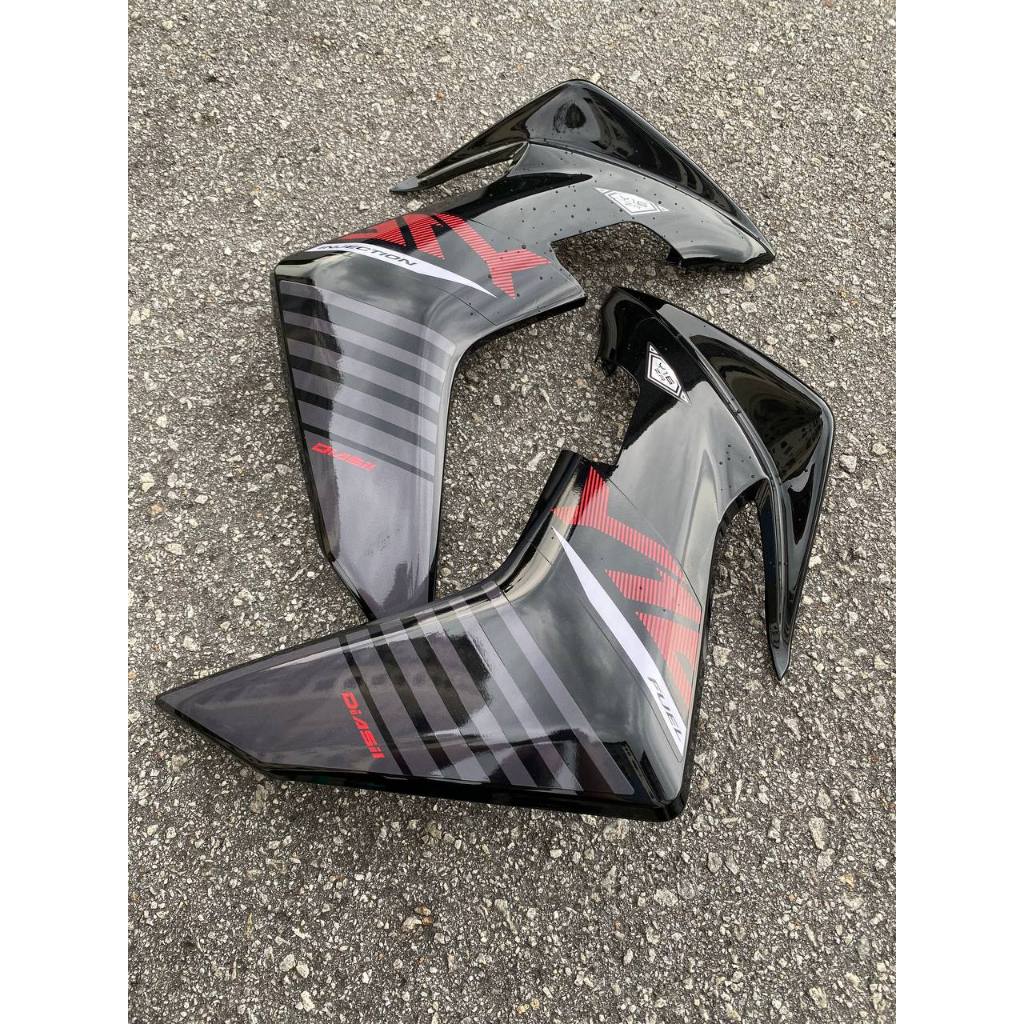 Y16 V1 V2 COVERSET Y16ZR STANDARD MATELIC BLACK DESIGN 2015 BATMAN HITAM ORIGINAL VELOZI DOCTOR YAMAHA SIAP TANAM