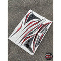 STICKER STRIPE BODY SET / COVERSET LC LC135 V8 MERAH RED STANDARD NO 21 MORITAKA YAMAHA