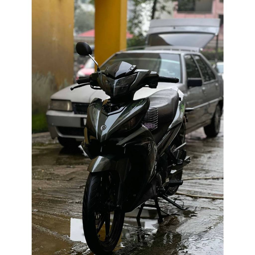COVERSET BODYSET YAMAHA LC LC135 V6 V7 DNLGM1 ARMY GREEN STRIPE TANAM CODE 003 DOCTOR VELOZI EDITION OEM 2022