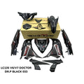COVERSET BODYSET YAMAHA LC LC135 V6 V7 DR BLACK HITAM BATMAN 2015 STRIPE TANAM CODE 033 DOCTOR EDITION VELOZI