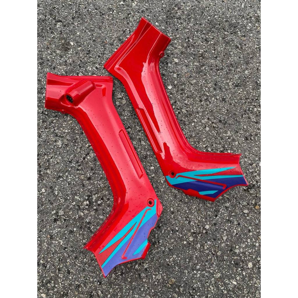 COVERSET SS SPORTS YAMAHA 110 SS Y110 3YR MR RED PP WHITE MERAH PUTIH M SEKI SET SIAP TAMPAL FULLSET