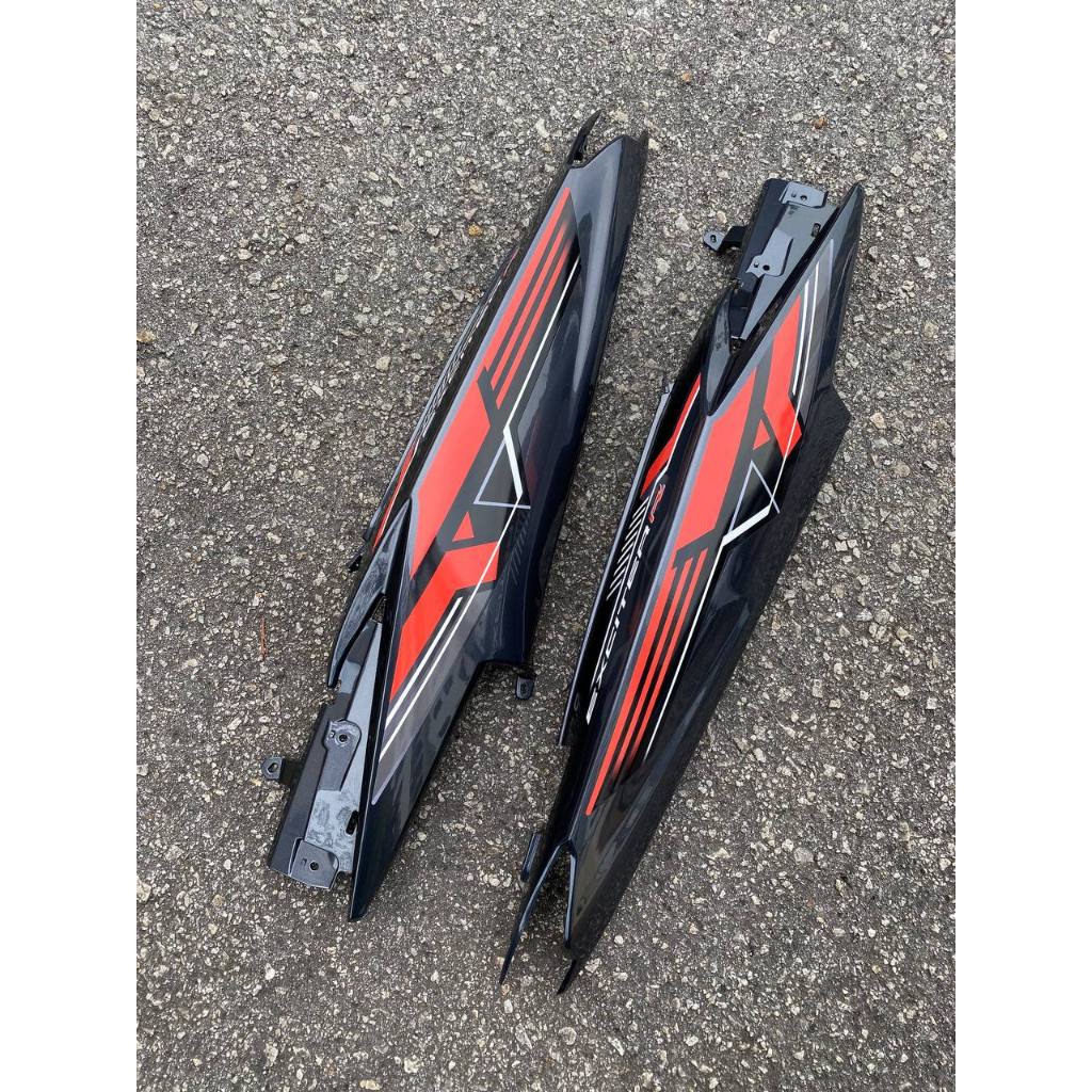 COVERSET YAMAHA LC LC135 V2 EXCITER R 4 ST STROKE ECT GREY DBNM8 BLACK HITAM BODYSET SIAP TANAM VELOZI WITH COVER METER