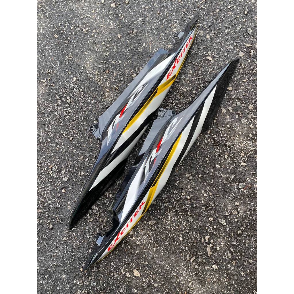 COVERSET BODYSET LC135 LC V8 DR RC FULL WHITE PUTIH FUEL INJECTION FI YAMAHA SIAP TANAM DOCTOR 029 OEM