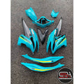 COVERSET BODYSET NVX 155 NVX155 V1 YAMAHA DOCTOR CYAN 005 SIAP TANAM
