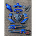 YAMAHA BODYSET LC 135 V1 V2 V3 EXCITER 2021 NEW DESIGN SPECIAL EDITION BLUE STRIPE TANAM CLEAR - OEM COVERSET