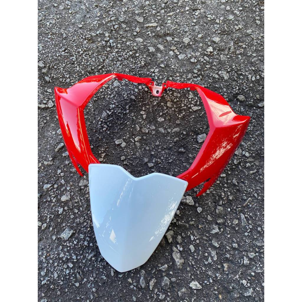 COVER SET Y15ZR V1 V2 EXCITER AEROX ARX1 RED SUN WHITE MERAH PUTIH SIAP TANAM COVERSET Y15ZR YSUKU NEW ORIGINAL VELOZI